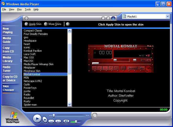 download skin windows media player
