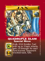 Mortal Kombat Kard Game TCG 1992 Kano Double Knife Slash Special Move Card  Game