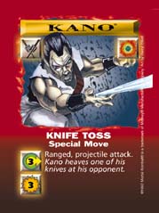 Mortal Kombat Moves - Kano - Knife Throw 